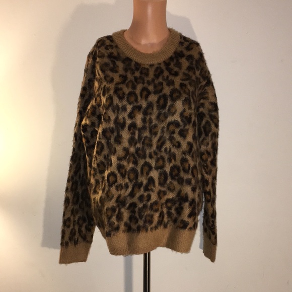 Alya Sweaters - 3/$20’Alya Animal Print Sweater